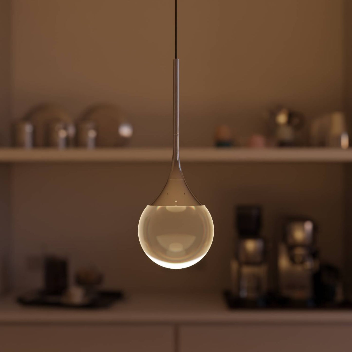 Veloura™ Luxe Glazen Hanglamp met Slimme Lichtbeleving