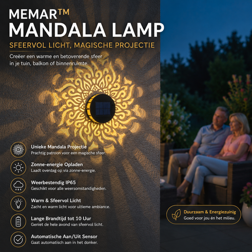 Memar™ Mandala Bloemlamp