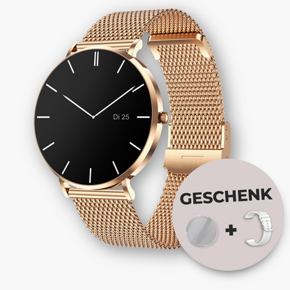 Élanza™ Slimme Luxe Smartwatch voor Stijl & Gezondheid