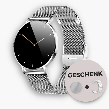 Élanza™ Slimme Luxe Smartwatch voor Stijl & Gezondheid