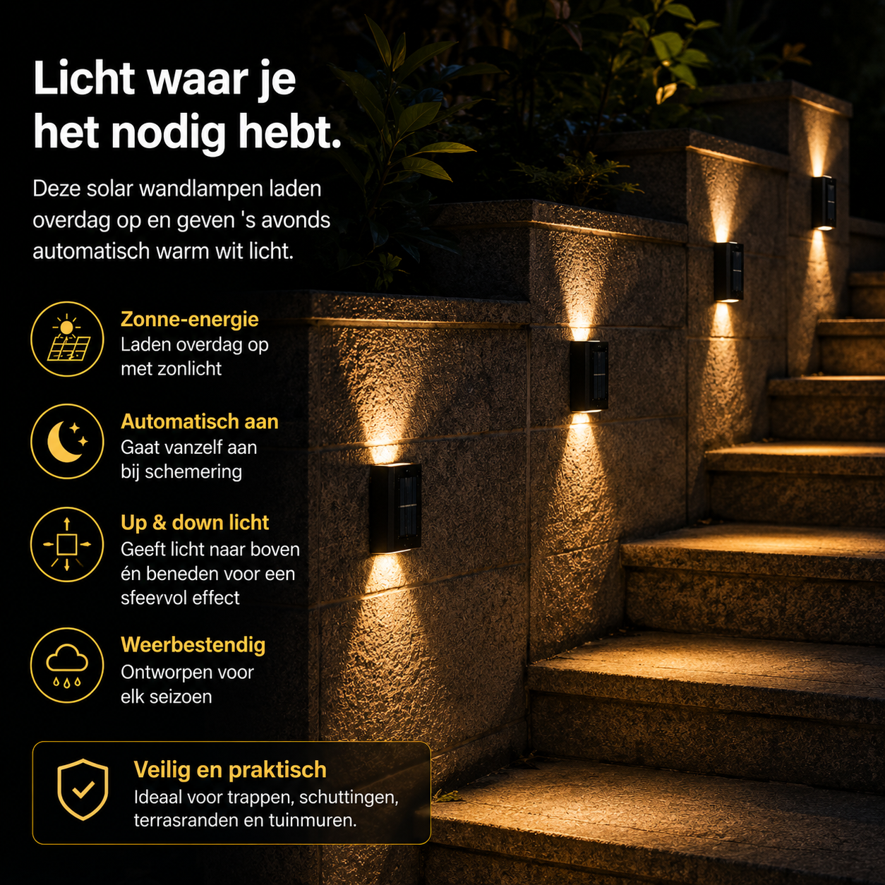 LUMIVEX™ Solar Wall Light