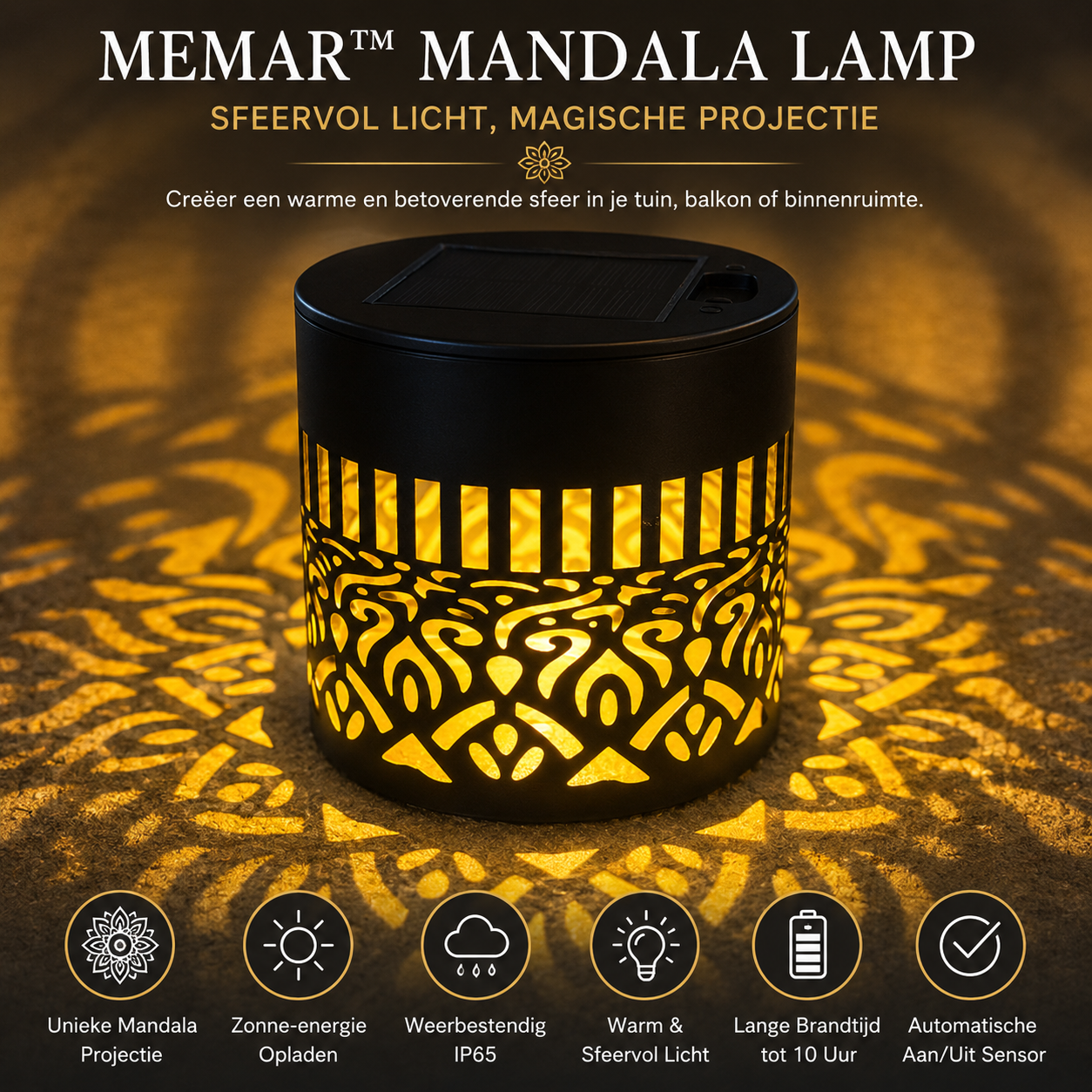 Memar™ Mandala Bloemlamp