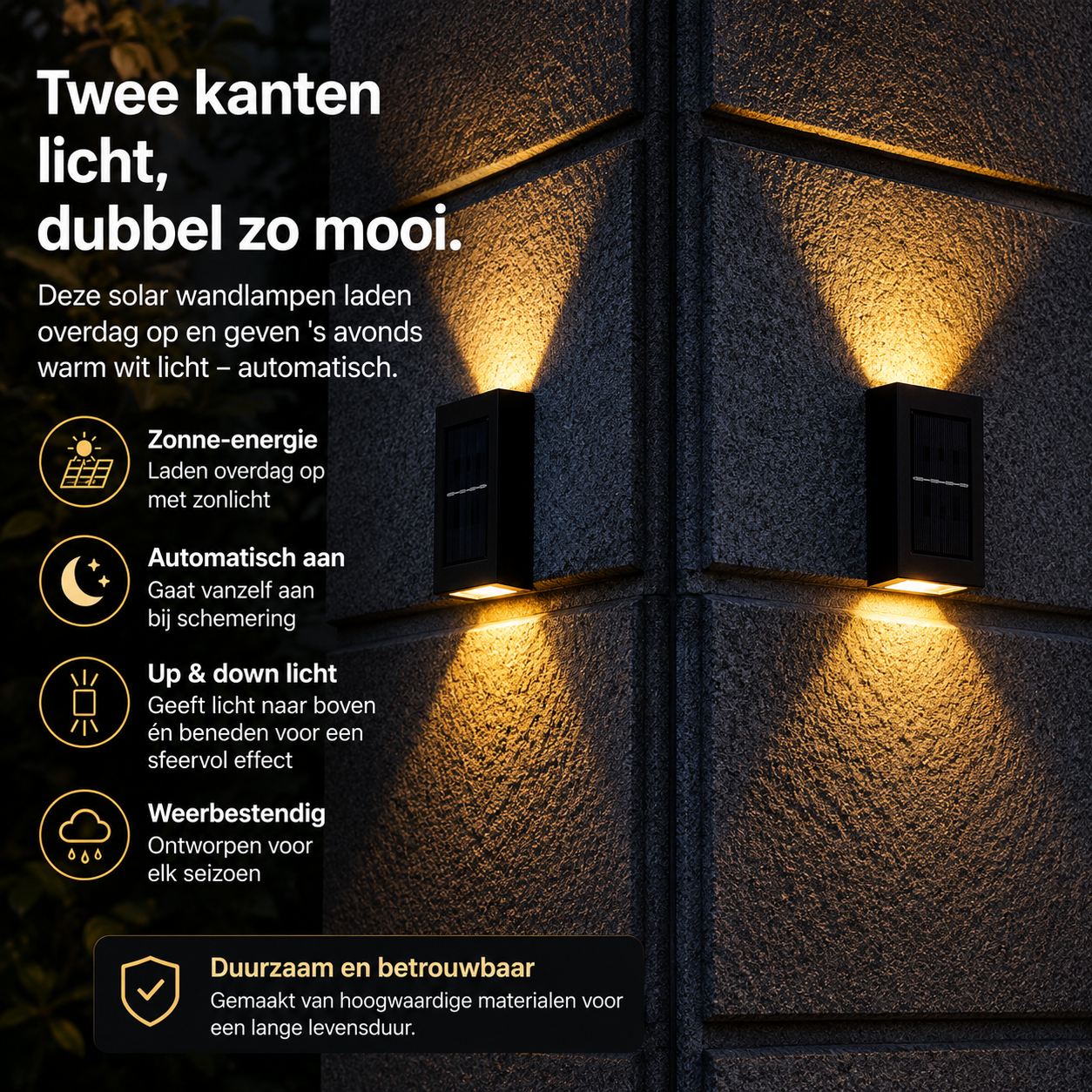 LUMIVEX™ Solar Wall Light