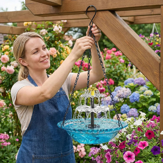 Blue Serene™ Fontein op zon-licht
