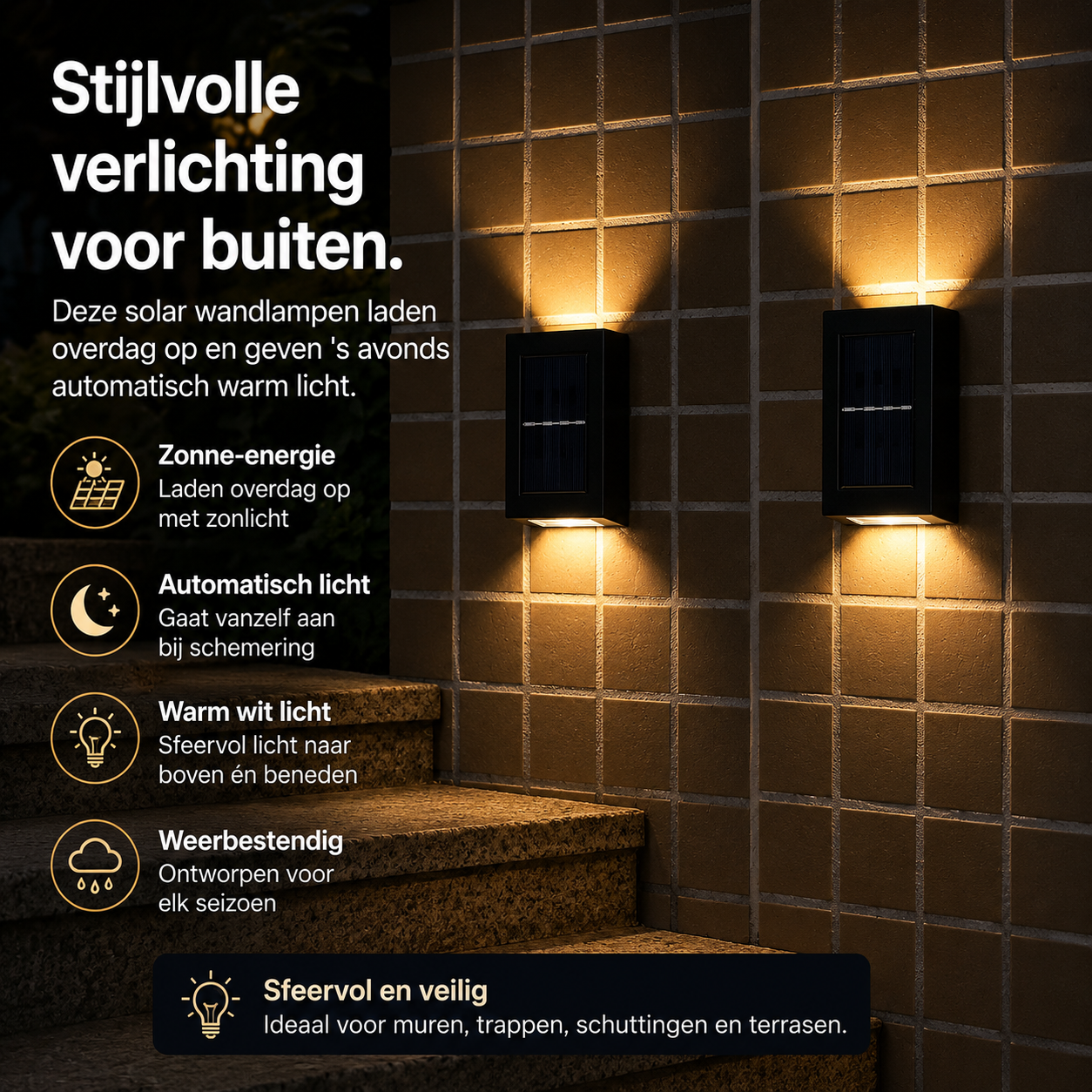 LUMIVEX™ Solar Wall Light