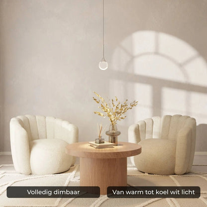 Veloura™ Luxe Glazen Hanglamp met Slimme Lichtbeleving