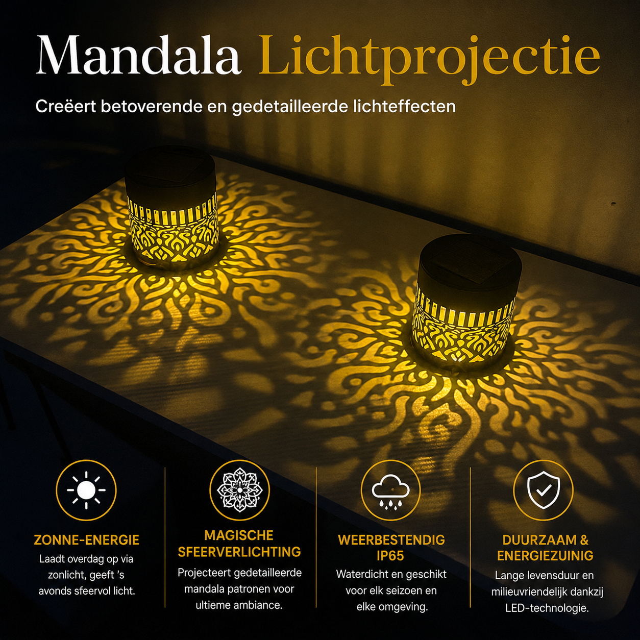 Memar™ Mandala Bloemlamp