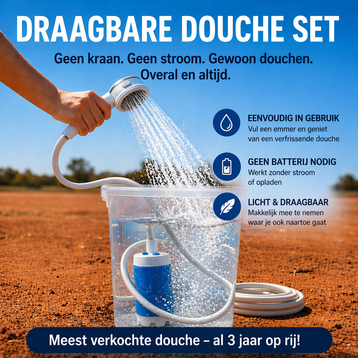 AquaGo™ Draagbare Waterpomp