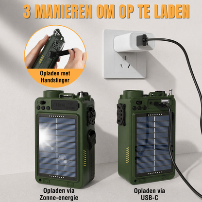 Vintage Noodradio™  op Zonne-energie