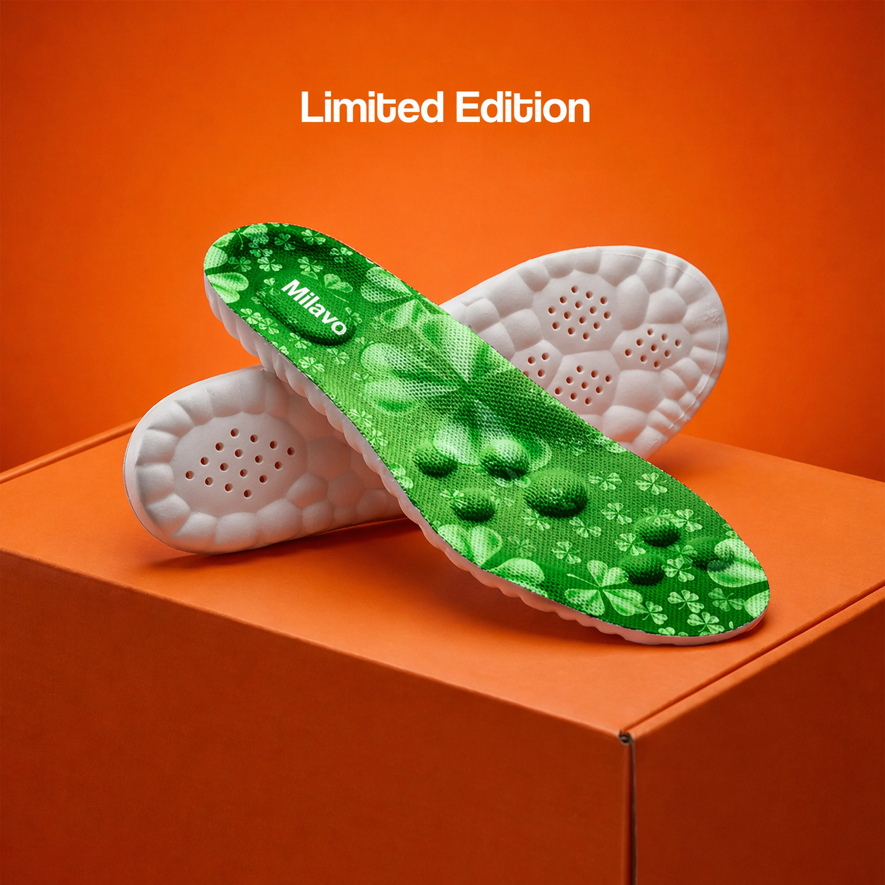 Milavo Massage Insoles™  Geen pijn meer.
