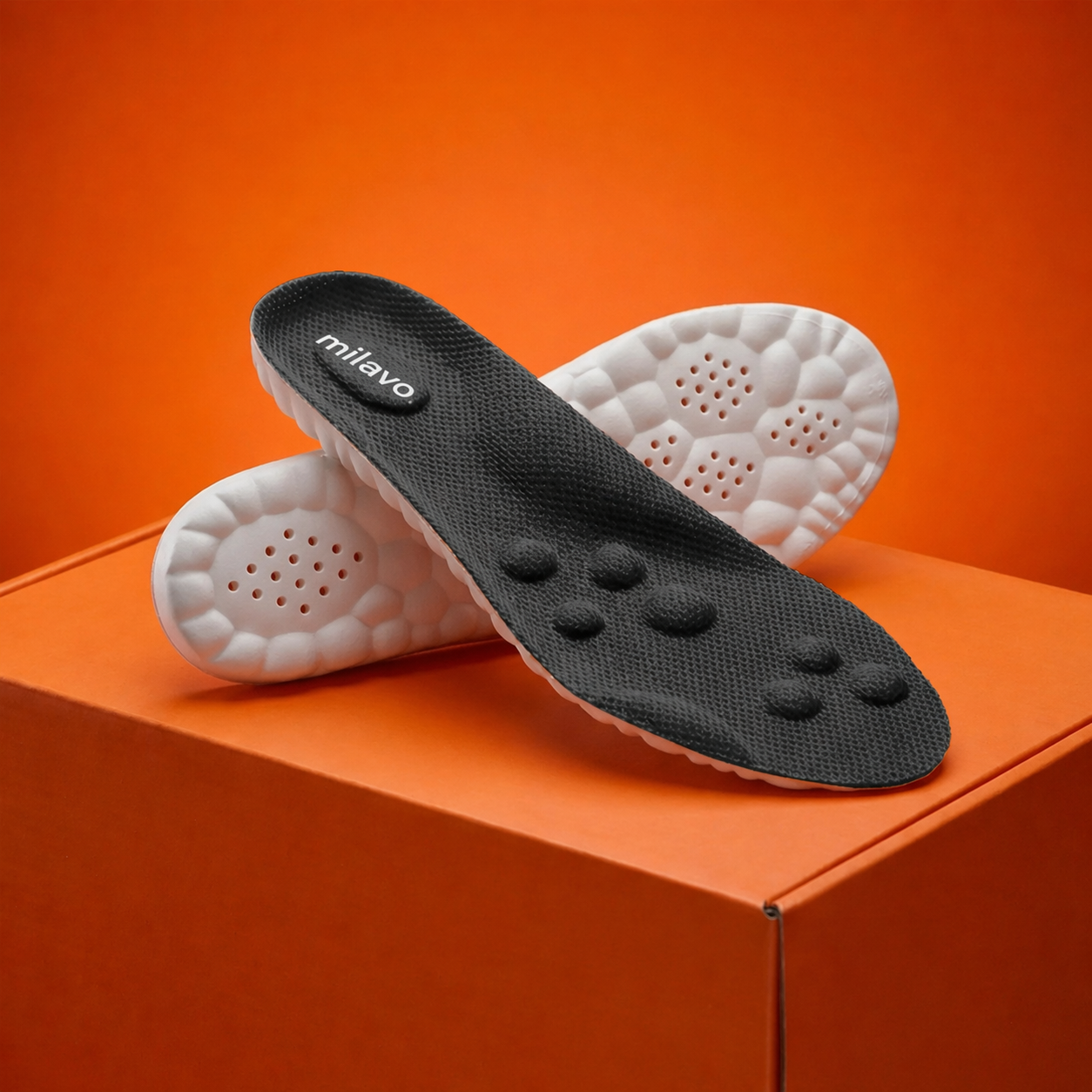 Milavo Massage Insoles™  Geen pijn meer.
