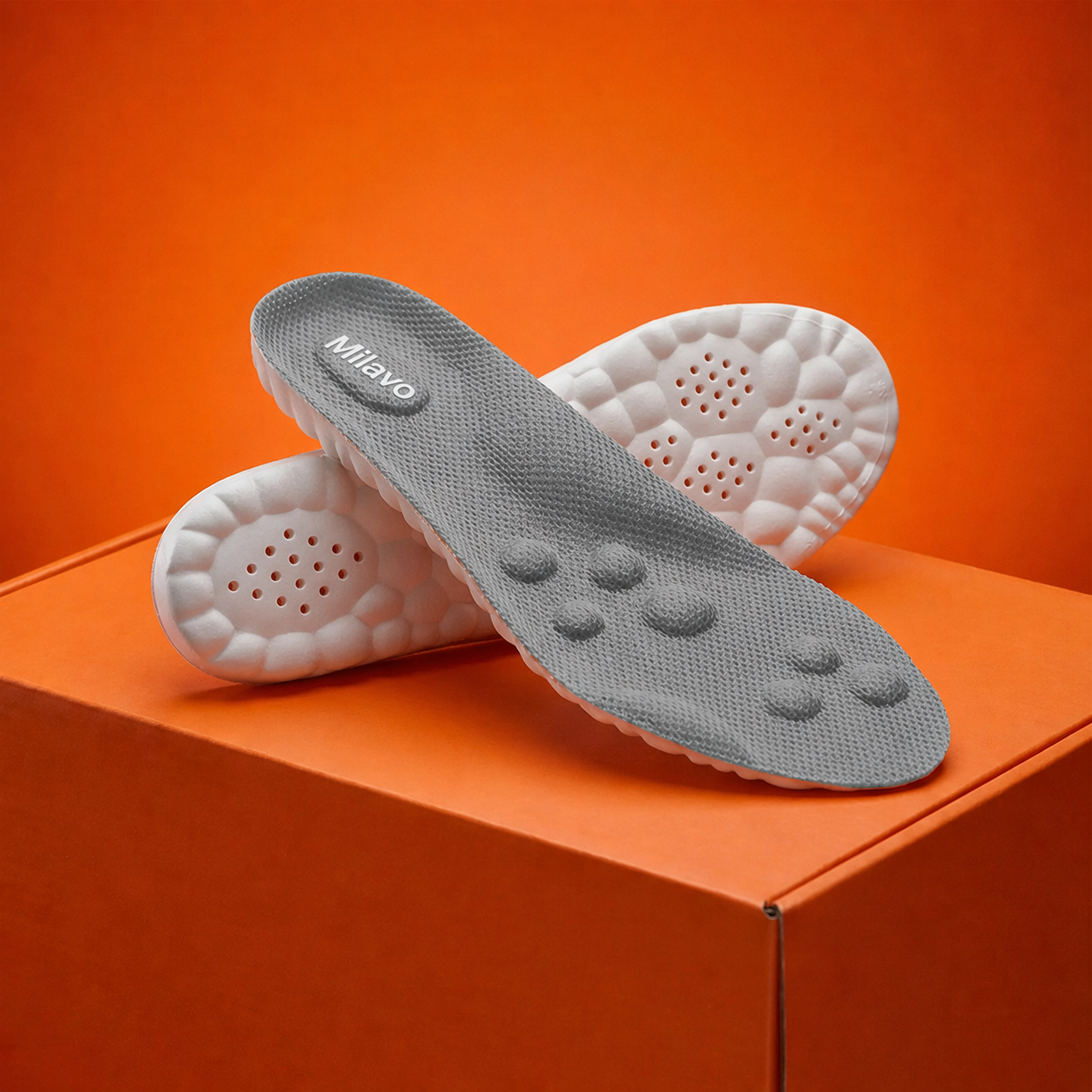 Milavo Massage Insoles™  Geen pijn meer.