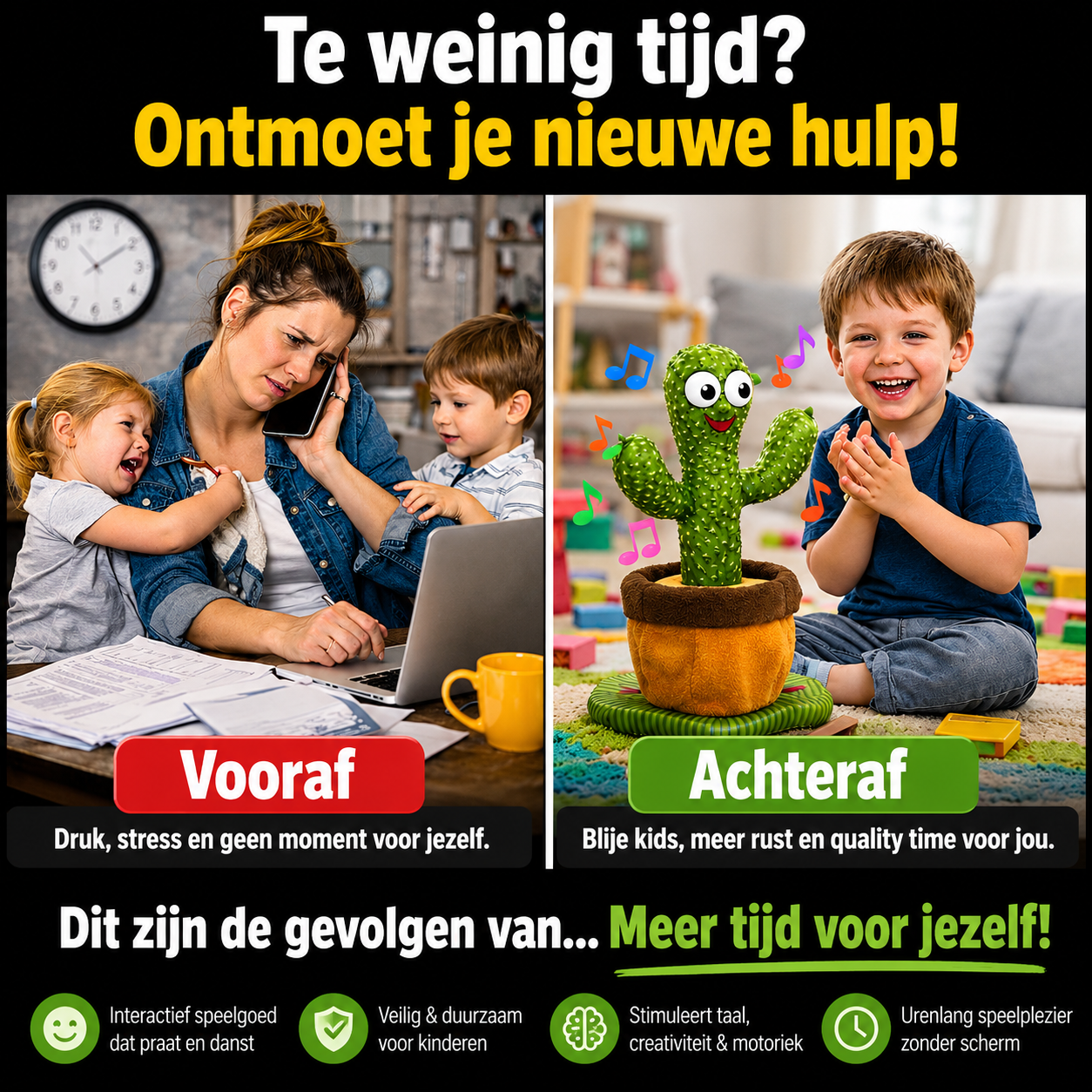 Cactus Kees™ Zingende Cactus