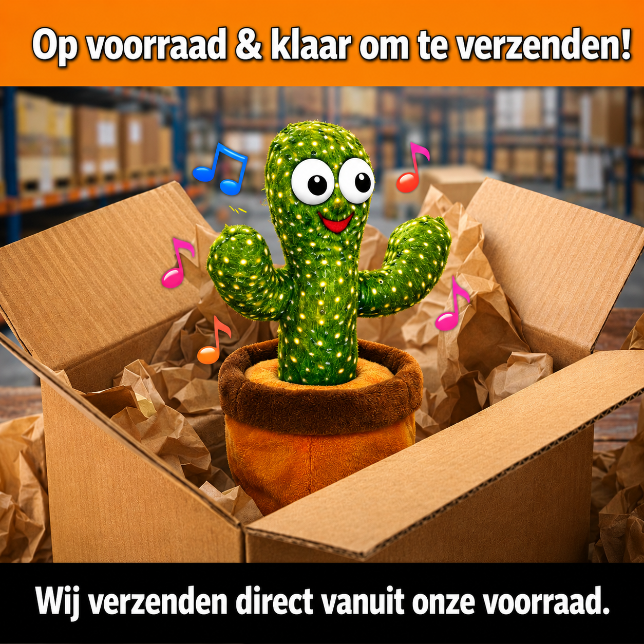 Cactus Kees™ Zingende Cactus