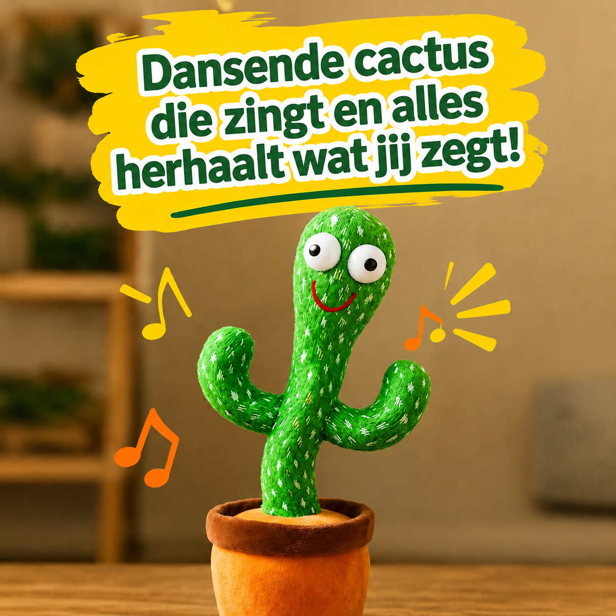 Cactus Kees™ Zingende Cactus