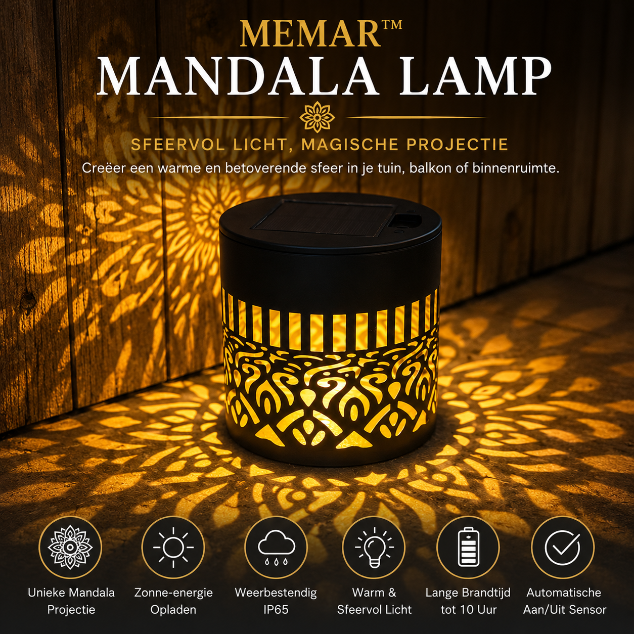 Memar™ Mandala Bloemlamp