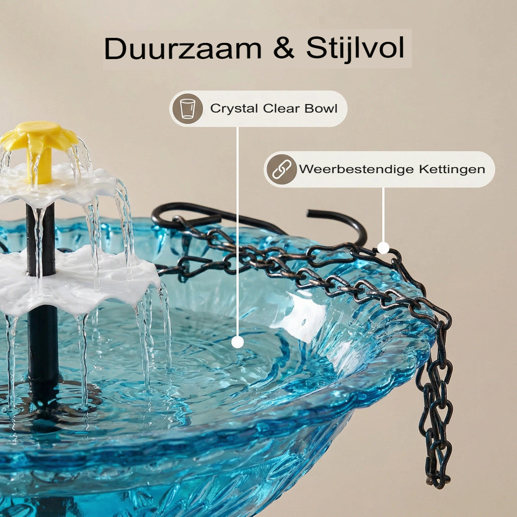 Blue Serene™ Fontein op zon-licht