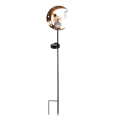 Zonne-energie Elf en Maan lamp™ voor de Tuin